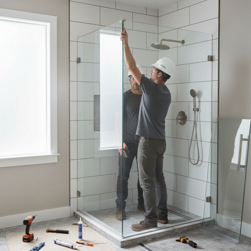 Glass Shower Door Installation in Arvada, CO