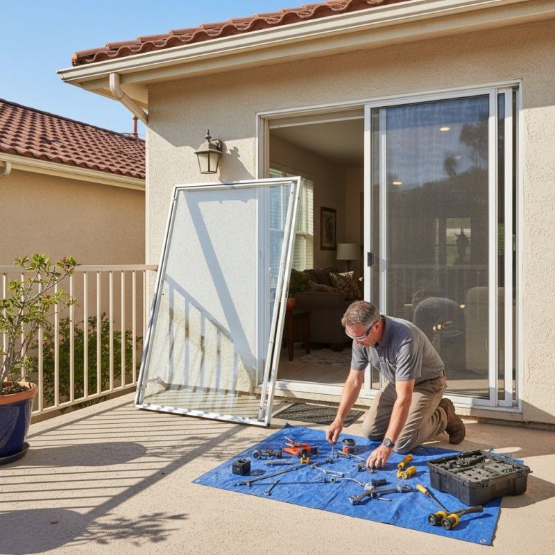 Local Sliding Door Repair pros at work