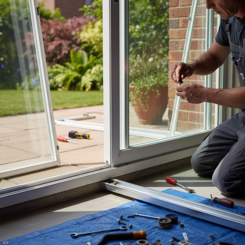 Patio Door Track Repair in Olathe, KS